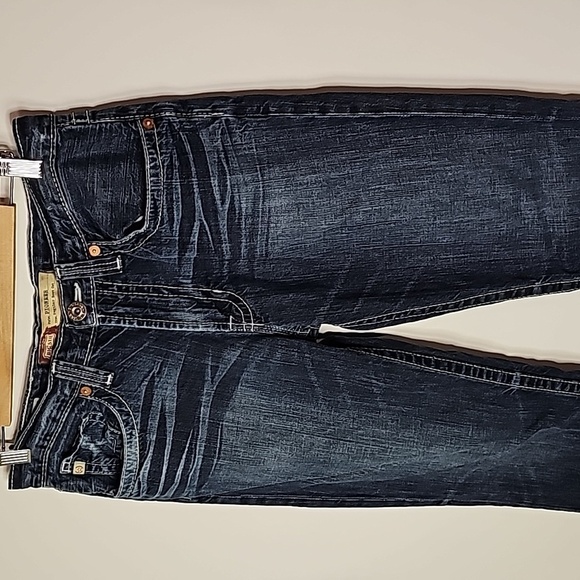 Big Star Pioneer style dark wash 33x34" regular fit boot cut jeans - Picture 2 of 8